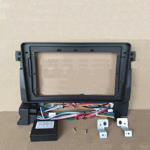 Car Fascias Navigation Fascia Dash Frame Kit For 9" Android Multimedia Player For 3 Series R39 E46 E53 1998 1999 2000 2001 -2004