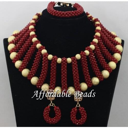 Chunky Nigerian Wedding Sets Splendid Fashion Beads Set Free Shipping New Item CN138