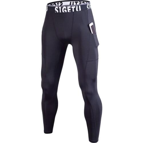 Men Basketball Tights Compression Yoga Pants Male Quick Dry Elastic GYM Sports Fitness Leggings Workout Exercise Clothing