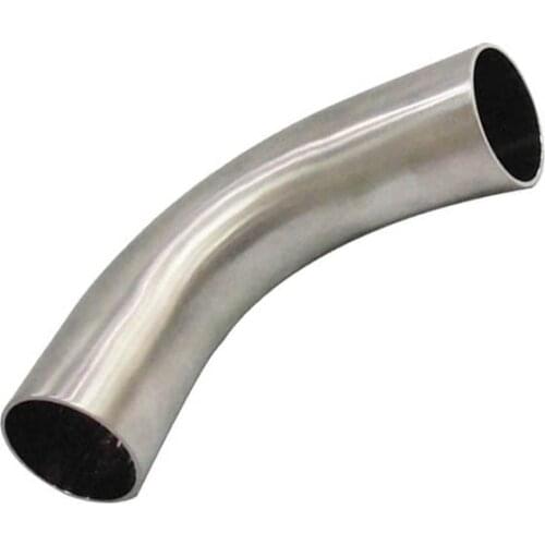 OD 19mm-102mm ss304 welding 90deg long radius pipe elbow car accessories exhaust fitting
