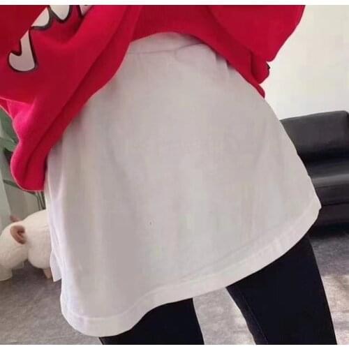 Autumn Winter Spring A Shirt False Mini Skirt Show Thin Short Skirt Fake Hem Half-body Befree Skirts Hot