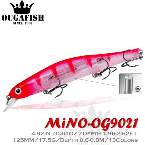 2021 Minnow Fishing Lures Artificial Bionic Saltwater Accessoires Bait Weights17.5g Double Hooks Floating Topwater For Carp Fish