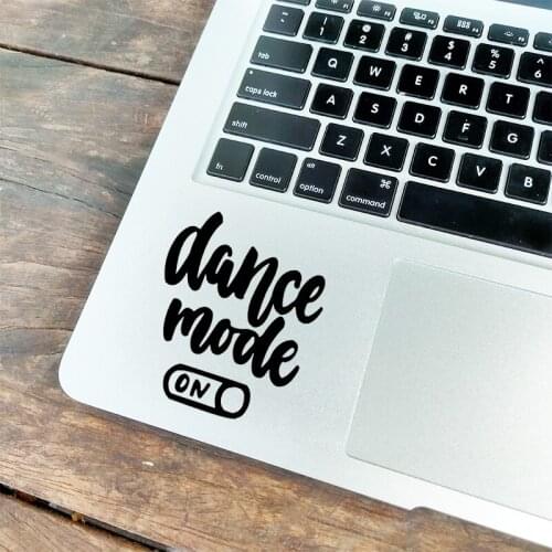 Dance Mode Creative Laptop Sticker for Macbook Air Pro Retina 11 13 15 inch Mac Book Touchpad Skin 14" Notebook Trackpad Decal