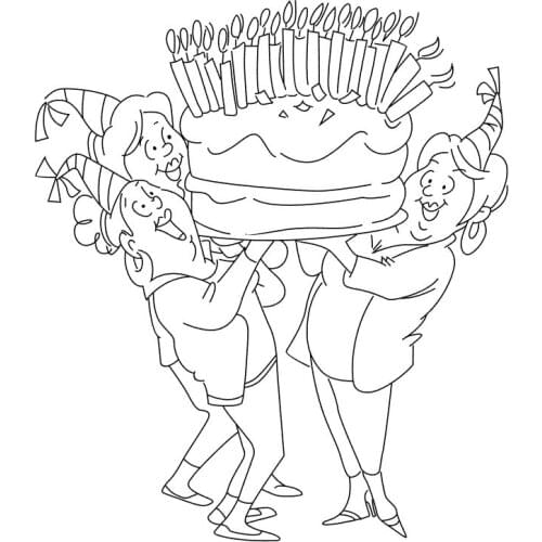 10x8 Transparent stamp cake Transparent Clear Rubber Stamp Sheet Cling Scrapbooking Photo Album PaperCard DIY Craft