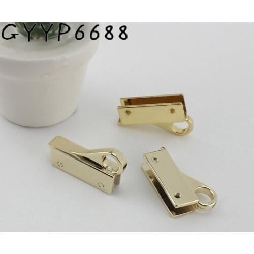 5pairs 5 colors DIY hardware accessories luggage on both sides of the screw D buckle bag of the package chain metal edge clip