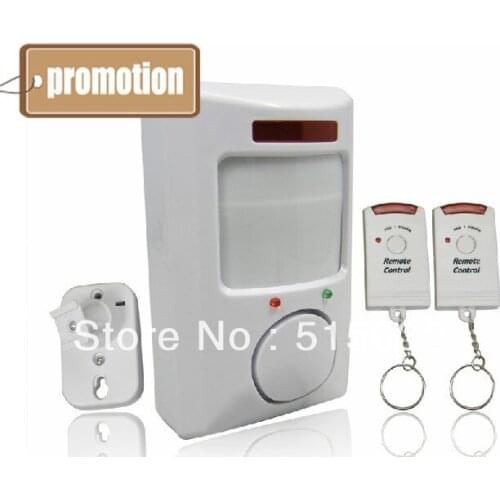 Wholesale Wireless IR Infrared Motion Sensor Detector Alarm Remote Home Security System