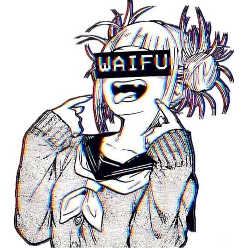 Fuzhen Boutique Decals Exterior Accessories Himiko Toga Waifu Waterproof Vinyl Decal for Car Bumper Laptop Window Stickers