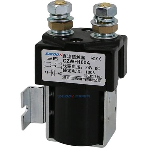 SAYOON CZWH100A DC6V 12v 24V 36V 48V 60V 72V 100A contactor used for electric vehicles, engineering machinery and so on
