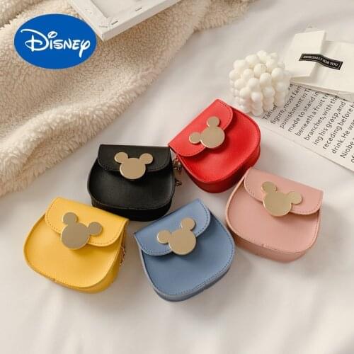 Disney Girl Small Bag New Trendy Chain Shoulder Bag Mini Cute Cartoon Mickey Girl Messenger Bag Wallet for Women