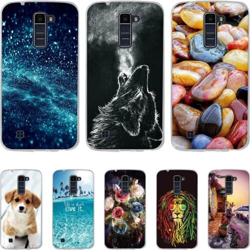 Cute Cases For LG K10 2016 Cover Soft Silicone TPU For LG K10 2016 Ultra Phone Back Bags For LG K10 2016 K420N K430DS Funda Capa