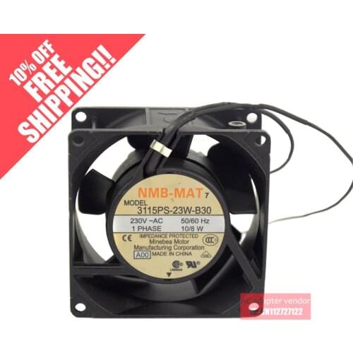 NMB 8038 230V dual ball 3115PS-23W-B30 8cm chassis cooling fan 80 * 80 * 38mm