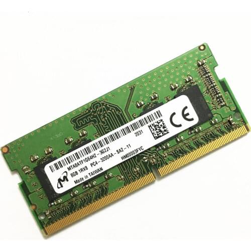 Micron ddr4 rams memoria 8GB 3200MHz DDR4 8GB 1RX8 PC4-3200AA-SA2-11 260PIN 1.2V ram DDR4 3200 8GB Laptop memory for notebook