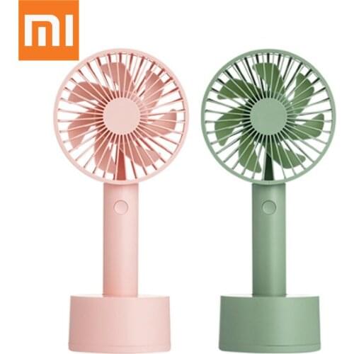 Original Xiaomi Mijia Mini USB Desk Fan 5V Portable Handheld Rechargeable Air Cooler Handy Air Cooling Fan For Home Office