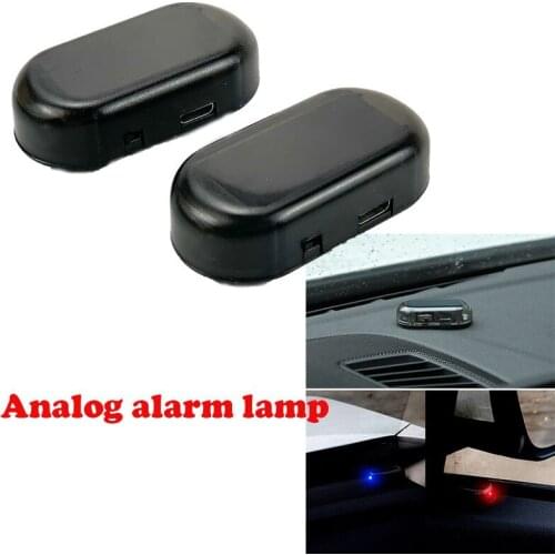 Car Fake Security Light Solar Powered Simulated Dummy Alarm Wireless Warning Anti-Theft Caution Lamp LED Flashing Imitation