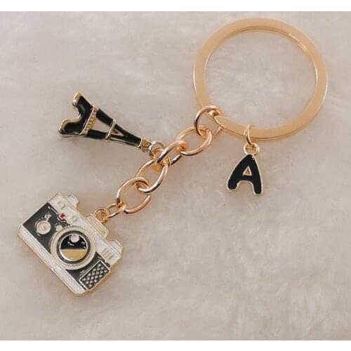 Popular SLR Camera Keychain Camera Pendant Keychain A-Z Jewelry Gift among SLR Camera Enthusiasts