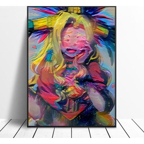 Watercolor Quetzalcoatl Art Canvas Poster Home Decor Painting No Frame