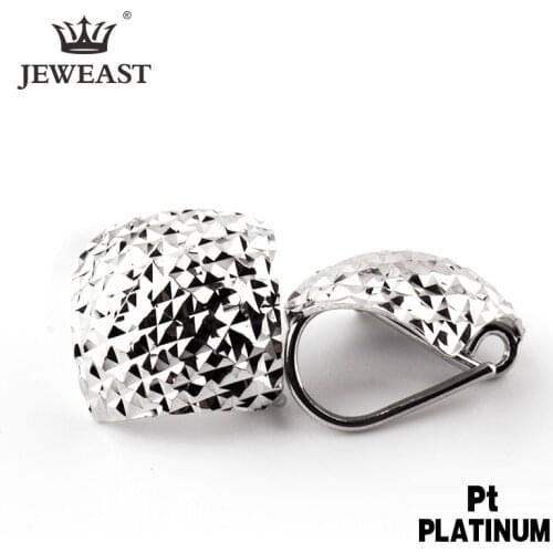 GSUNG Pt950 Pure Gold Earring Real Platinum Solid Gold Earrings Shiny Star Upscale Trendy Classic Fine Jewelry Hot Sell New 2020