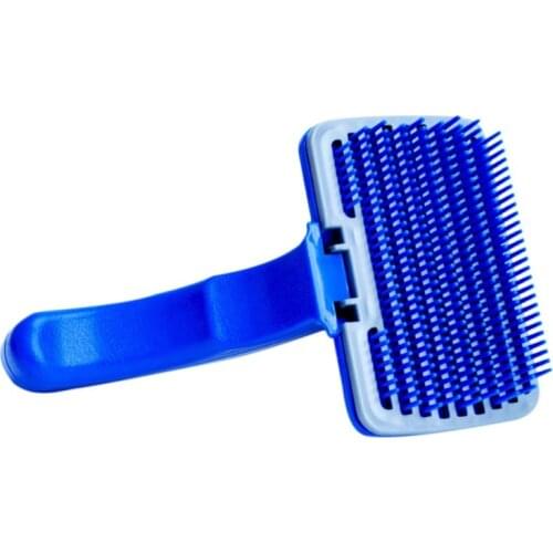 Pet Hair Removal Brushes Fur Hair Soft Combs Rake Massage Tools Plastic Push Button Self Cleaning Pets