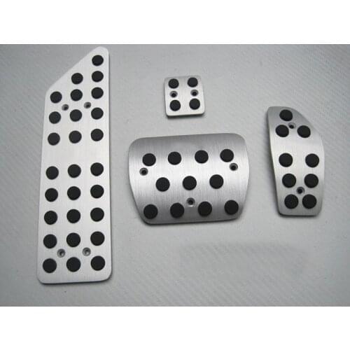 TTCR-II Car Accessories Non-slip accelerator/gas/fuel brake foot rest AT pedal pads for Nissan X-TRAIL 2014,Car Styling