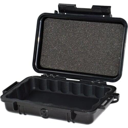 Water Resistant Safety Box ABS Plastic Tool Case Outdoor Tactical Dry Box Sealed Safety Equipment Storage Outdoor Tool Container