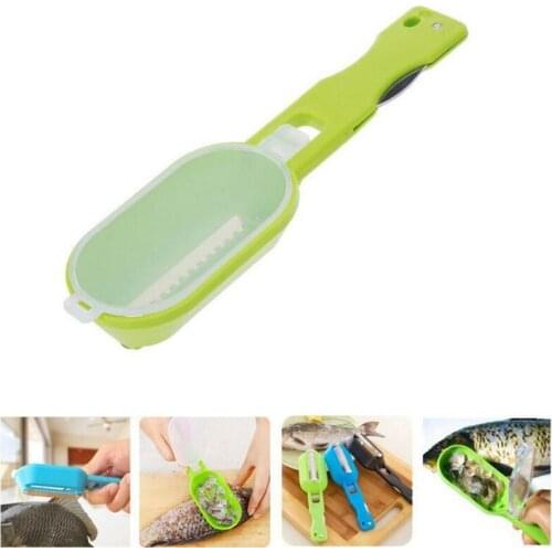 1pcs New Fish Scale Remover Scaler Scraper Cleaner Kitchen Tool Peeler