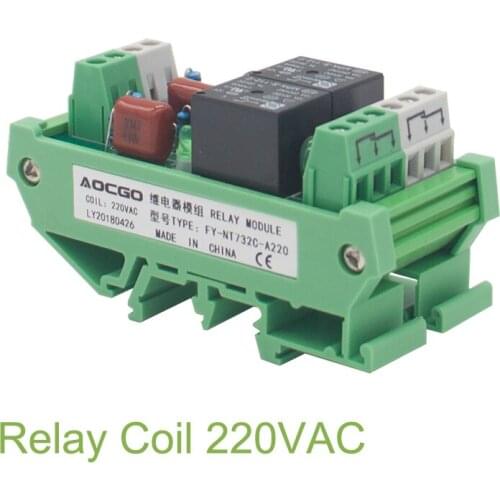 Custom-Made 2 channel T73 AC/DC 24V(100PCS)+A220V(50PCS) and 8 channel T73 24V(50PCS) DIN Rail Mount Relay Module