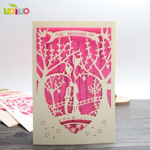 2018 Chinese traditional paper wedding cards sample