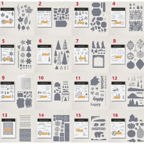 2021 Nature Metal Cutting Dies and Stamps for Scrapbooking Album Paper Cards New Mothers Day Flowers Sets for DIY Craft Making