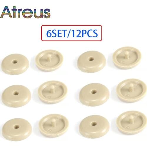 6sets Car Safety Seat Belt Spacing Limit Buckle Clip Stop Button for Volkswagen Polo 6r 9n golf 7 6 5 4 v VW t5 t4 Passat B8 B7