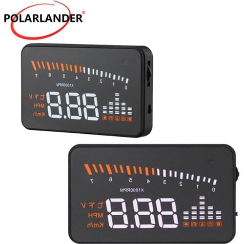 Car HUD Projector Comprehensive Display car OBD2 HUD car styling Head Up Display 5.5 Inch car detector New alarm system