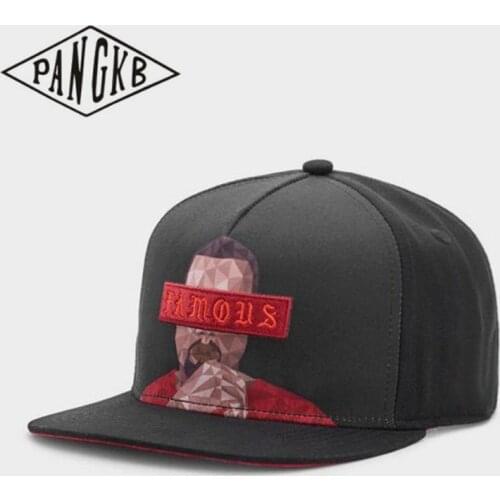 PANGKB Brand DROP OUT CAP BLACKBORDEAUX ONE hip hop snapback hat for men women adult outdoor casual sun baseball cap bone