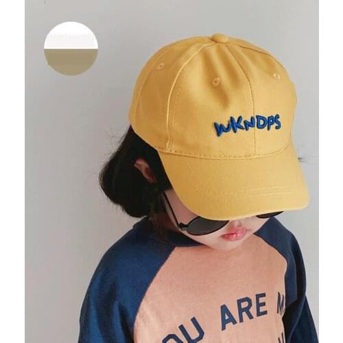 Girl Baseball Hat Children Summer Outdoor Sun Hat Autumn New Alphabet Embroidered Cap Kids Baseball Cap 1-5 Years