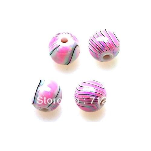 Beads,pink loose beads,plastic 8mm round beads,pink, painted perles,sold of 1850 Pcs per pkg, pink plastic beads