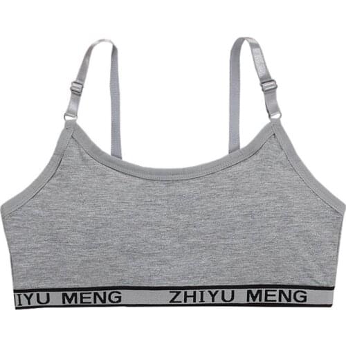 Girls Underwear Teenage Training Bra For Girl Sports Bra Top For Teens 6-14 Years Adolescente Lingerie BX0D