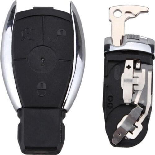 3 button Smart Key Case Shell with Battery Clamp Holder for Mercedes Benz W211 A C E G S R SL ML GML CL GL CLS CLA CLK SLK GLK
