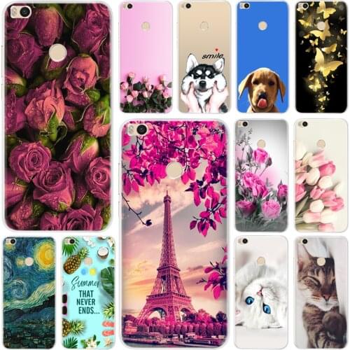 Colorful Case For Xiaomi Max 2 Mi Max2 Coque Soft silicone Cute Fundas TPU Back Cover For Xiaomi MAX 2 Phone Case 6.44 '' Bumper