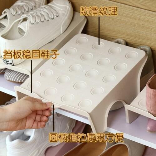 Hot Double-Layer Three-Dimensional Shoe Rack Plastic Shoe Rack Shoe Support Shoe Storage Rack Finishing Rack Shoemaker