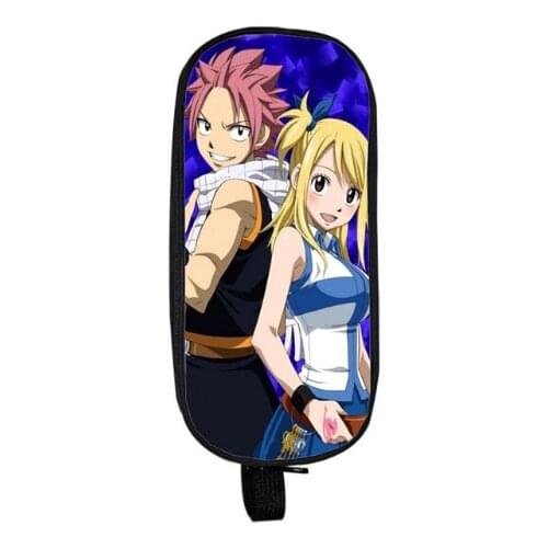 Comic Fairy Tail Pencil Holder Kids Gift Bag Children Pencil Case Boys Girls School Cases Purse Wallet Gift