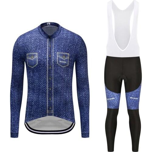 Cycling suit with long sleeves digital printing 2019 cycling Jersey new