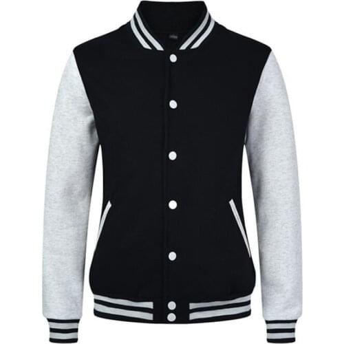 New Baseball Jacket Men Veste Homme Pop Mens Autumn Vogue Slim Fit Fleece Bomber Varsity Jacket Casual Brand College Jackets