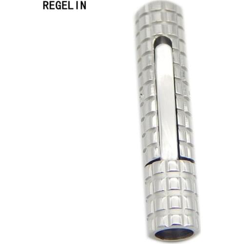 REGELIN Stainless Steel Round Magnetic Clasps Silver Tone Metal Connector Fit 4/6/8mm Leather Cord Bracelets Finding DIY Jewelry