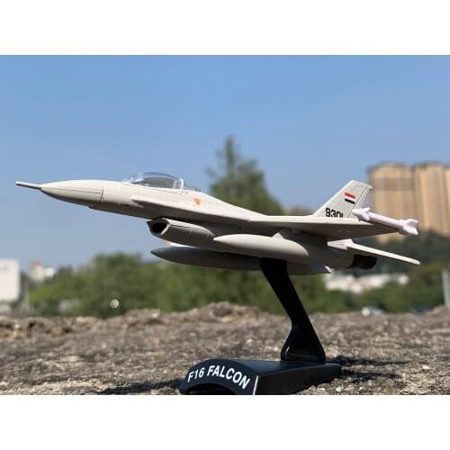 1:126 Scale American F16 Fighter Alloy Diecast Military Aviation Aircraft Model Metal Toy Collectible Gift Souvenir Display