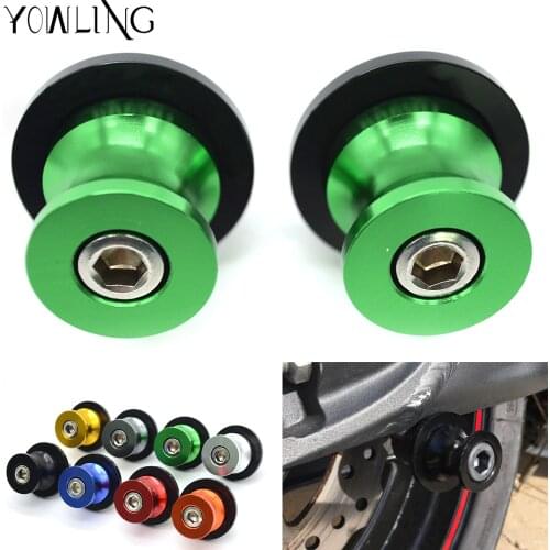 Motorcycle CNC Swingarm Sliders Spools Paddock Stand Bobbins Swing Arm for Kawasaki Z250 Z 250 NINJA 250 300 Z800 Z900 Z1000