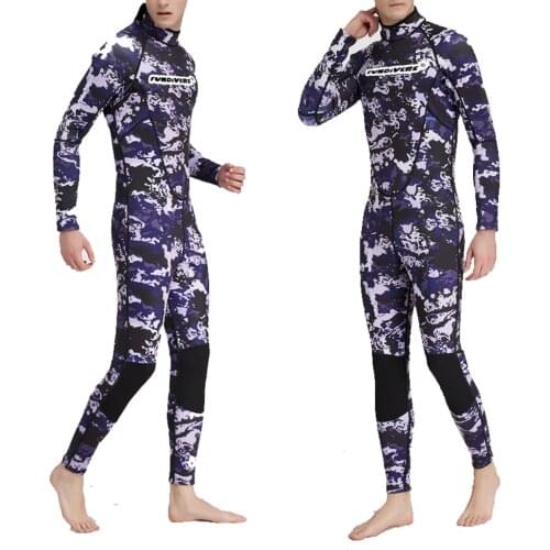 3mm Neoprene Men Full Body Wetsuit One-piece Surfing Suit Scuba Diving Suit Snorkeling Jumpsuit Size S / M / L / XL / XXL / XXXL