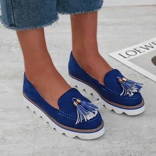 New womens wedge sneakers shallow Round Toe Flock Casual shoes women 2020 Spring/Autumn Slip-On zapatos de mujer women shoes