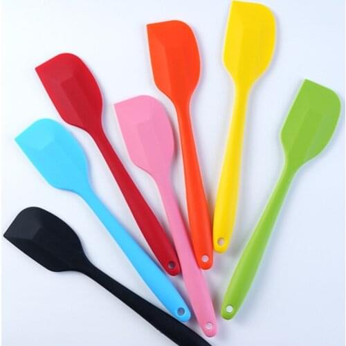 Food Grade Non Stick Butter Cooking Silicone Spatula Set Cookie Pastry Scraper Cake Baking Spatula Silicone Spatula