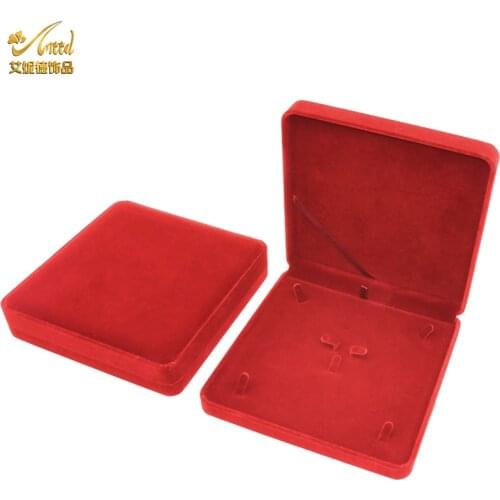 ANIID Gift Box Jewelry Flannel Storage Organizer Packaging Boxes Large Size Jeweler Sets Display Ring Necklace Earrings Bracelet
