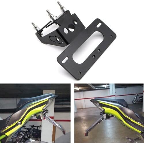 Fit For Kawasaki Z900 2017 2018 2019 2020 2021 Motorcycle Rear License Plate Mount Holder Frame Tail Tidy Fender Eliminator Kit