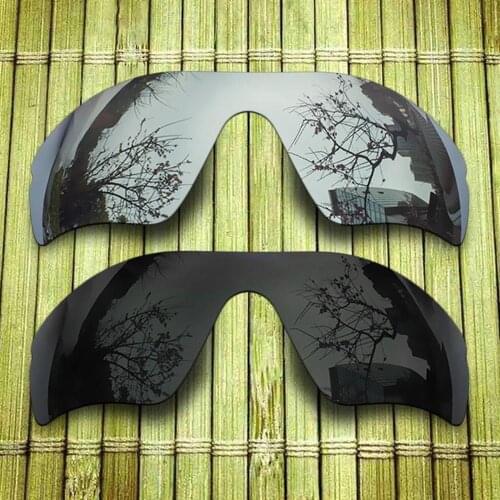Polarized Replacement Lense For-Oakley Radar Path Sunglasses Frame True Color Mirrored Coating - Chrome & Black Combine Options