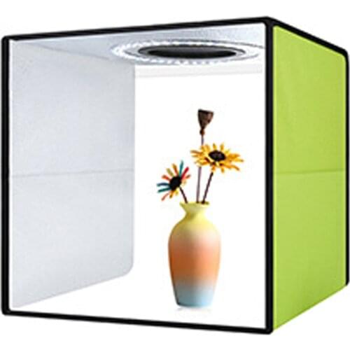 Portable Desk Photo Studio Box Foldable Shooting Tent Kit Adjustable Brightness For Product Display